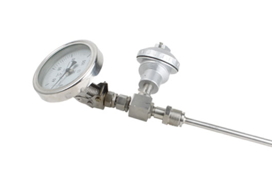 帶熱電阻式雙金屬溫度計 帶熱電阻式雙金屬溫度計