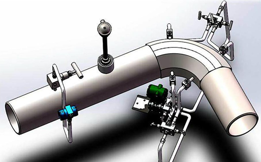 彎管流量計(jì)的工作原理 彎管流量計(jì)的工作原理